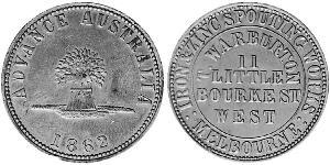 1 Penny Ôstralie (1788 - 1939) Cuivre 