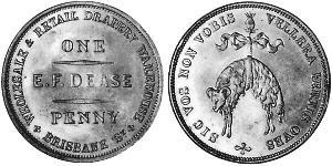 1 Penny Ôstralie (1788 - 1939) Cuivre 