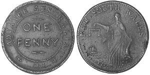 1 Penny Ôstralie (1788 - 1939) Cuivre 