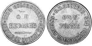 1 Penny Ôstralie (1788 - 1939) Cuivre 