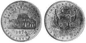 1 Penny Ôstralie (1788 - 1939) Cuivre 
