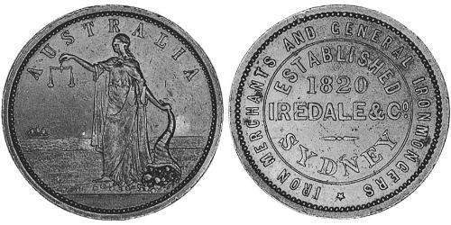 1 Penny Ôstralie (1788 - 1939) Cuivre 