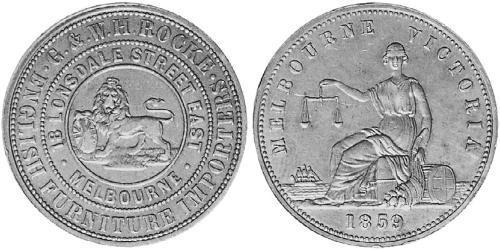 1 Penny Ôstralie (1788 - 1939) Cuivre 