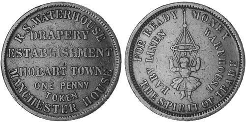 1 Penny Ôstralie (1788 - 1939) Cuivre 
