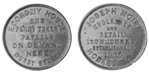 1 Penny Ôstralie (1788 - 1939) Cuivre 