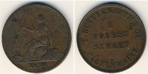 1 Penny Ôstralie (1788 - 1939) Cuivre 