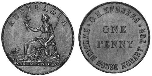 1 Penny Ôstralie (1788 - 1939) Cuivre 