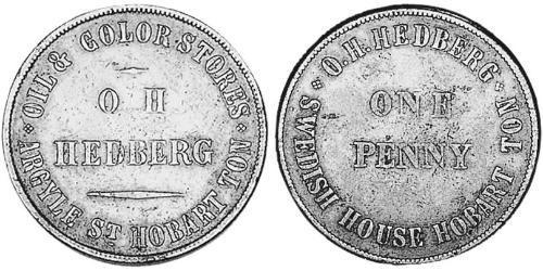 1 Penny Ôstralie (1788 - 1939) Cuivre 