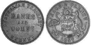 1 Penny Australien (1788 - 1939) Kupfer 