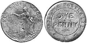 1 Penny Australien (1788 - 1939) Kupfer 
