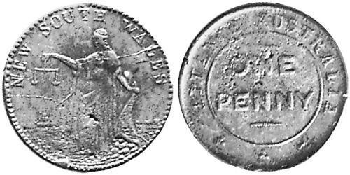 1 Penny Australien (1788 - 1939) Kupfer 