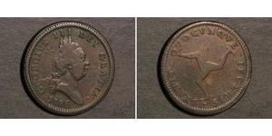 1 Penny Isle of Man Kupfer Georg III (1738-1820)