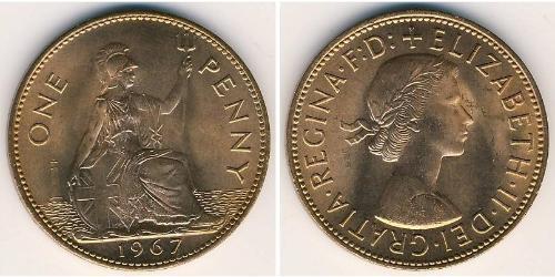 1 Penny Vereinigtes Königreich Kupfer 
