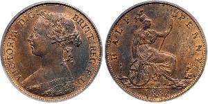 1 Penny Vereinigtes Königreich von Großbritannien und Irland (1801-1922) Kupfer Victoria (1819 - 1901)