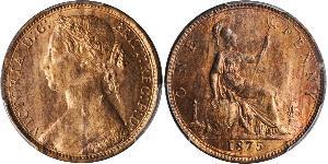 1 Penny Vereinigtes Königreich von Großbritannien und Irland (1801-1922) Kupfer Victoria (1819 - 1901)