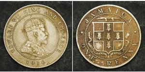 1 Penny Jamaika (1962 - ) Kupfer/Nickel Eduard VII (1841-1910)