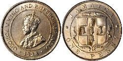 1 Penny Jamaica (1962 - ) Níquel/Cobre 