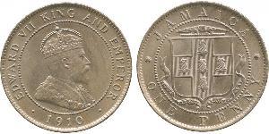 1 Penny Jamaica (1962 - ) Níquel/Cobre Eduardo VII (1841-1910)