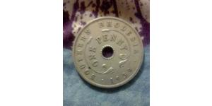 1 Penny Southern Rhodesia (1923-1980) Níquel/Cobre Jorge VI (1895-1952)