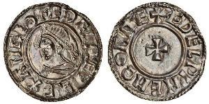 1 Penny Reino de Inglaterra (927-1649,1660-1707) Plata 