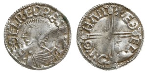 1 Penny Reino de Inglaterra (927-1649,1660-1707) Plata Aethelred II (968 - 1016)