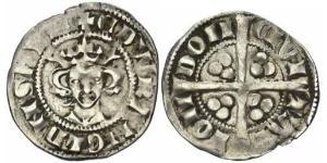 1 Penny Reino de Inglaterra (927-1649,1660-1707) Plata Eduardo I (1239 - 1307)