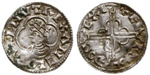 1 Penny Reino de Inglaterra (927-1649,1660-1707) Plata Cnut (985 -1035)