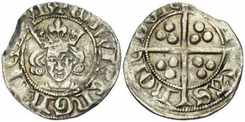 1 Penny Reino de Inglaterra (927-1649,1660-1707) Plata Eduardo III (1312-1377)