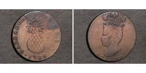 1 Penny Barbados Rame 