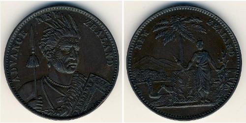1 Penny Nuova Zelanda Rame 
