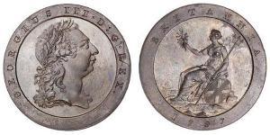 1 Penny Regno Unito di Gran Bretagna (1707-1801) Rame Giorgio III (1738-1820)