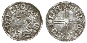 1 Penny Königreich England (927-1649,1660-1707) Silber Aethelred II (968 - 1016)