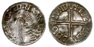 1 Penny Königreich England (927-1649,1660-1707) Silber Aethelred II (968 - 1016)
