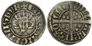 1 Penny Königreich England (927-1649,1660-1707) Silber Eduard I (1239 - 1307)