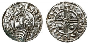 1 Penny Königreich England (927-1649,1660-1707) Silber Cnut (985 -1035)