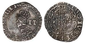 1 Penny Königreich England (927-1649,1660-1707) Silber Karl I (1600-1649)