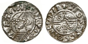 1 Penny Königreich England (927-1649,1660-1707) Silber Cnut (985 -1035)