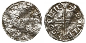 1 Penny Königreich England (927-1649,1660-1707) Silber Aethelred II (968 - 1016)