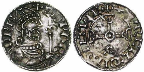 1 Penny Königreich England (927-1649,1660-1707) Silber Eduard (1003 - 1066)