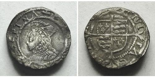 1 Penny Königreich England (927-1649,1660-1707) Silber Elizabeth I (1533-1603)