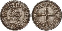 1 Penny Kingdom of England (927-1649,1660-1707) Silver Aethelred II (968 - 1016)