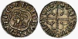 1 Penny Kingdom of England (927-1649,1660-1707) Silver Cnut (985 -1035)