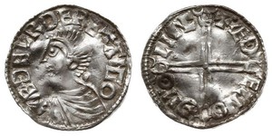 1 Penny Kingdom of England (927-1649,1660-1707) Silver Aethelred II (968 - 1016)