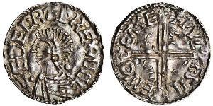 1 Penny Kingdom of England (927-1649,1660-1707) Silver Aethelred II (968 - 1016)