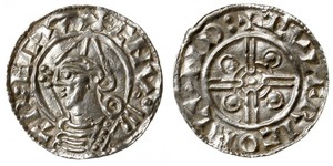 1 Penny Kingdom of England (927-1649,1660-1707) Silver Cnut (985 -1035)