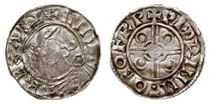 1 Penny Kingdom of England (927-1649,1660-1707) Silver Cnut (985 -1035)