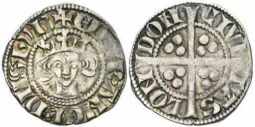 1 Penny Kingdom of England (927-1649,1660-1707) Silver Edward I (1239 - 1307)