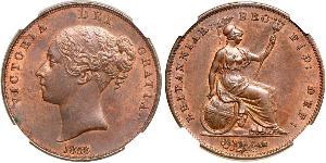 1 Penny United Kingdom of Great Britain and Ireland (1801-1922)  Victoria (1819 - 1901)