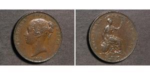 1 Penny United Kingdom of Great Britain and Ireland (1801-1922)  Victoria (1819 - 1901)