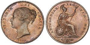 1 Penny United Kingdom of Great Britain and Ireland (1801-1922)  Victoria (1819 - 1901)